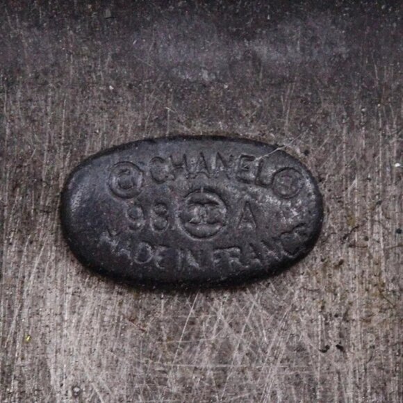 CHANEL COCO Mark Bracelet Silver metallic 106g Women - Picture 9 of 15